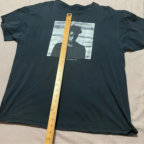 NBA YoungBoy Black and White Graphic tee faded worn in look men’s size x-large - Picture 4 of 7